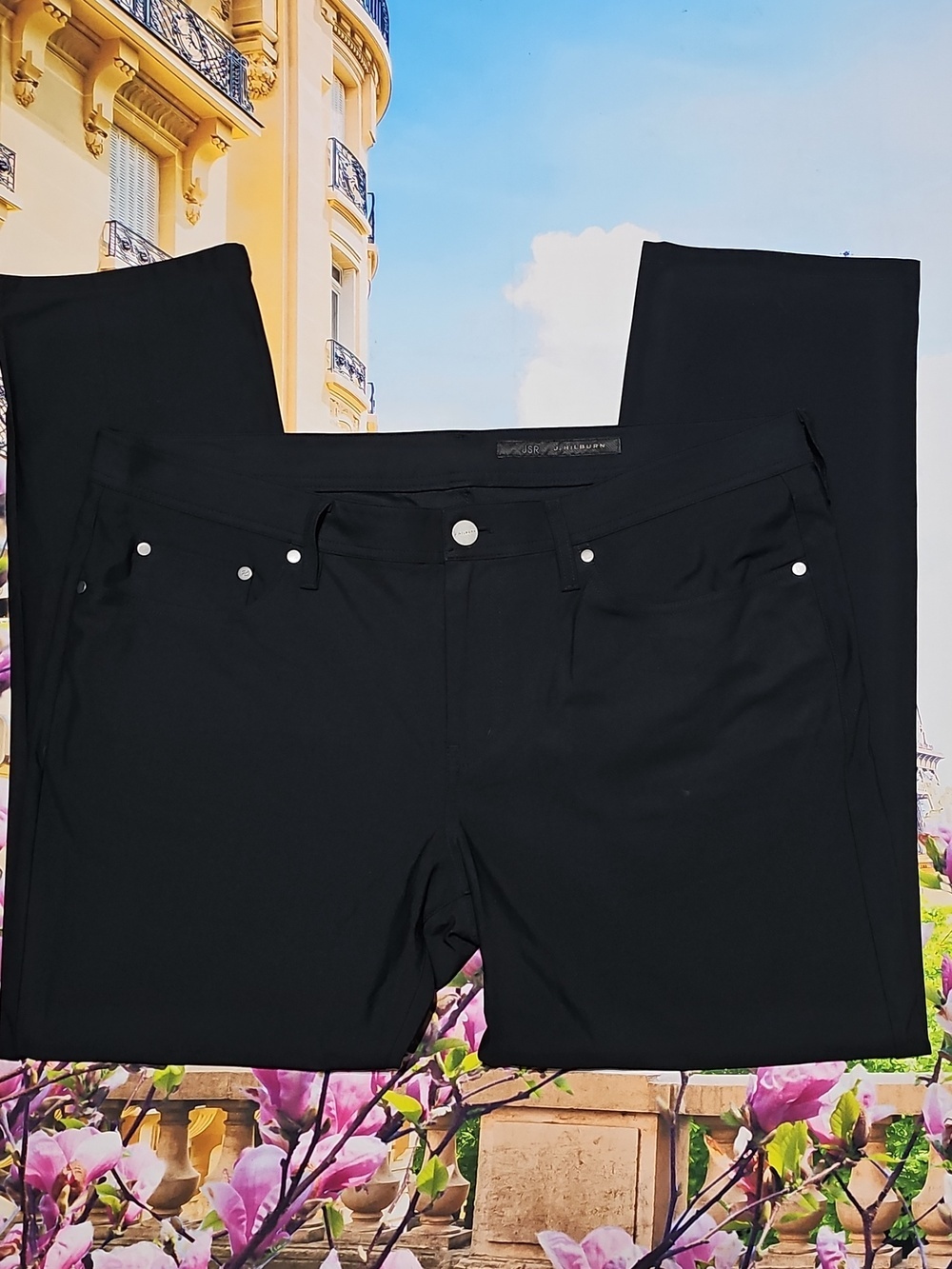 J. Hilburn JSR‎ Black Chino Pants Size 38x29